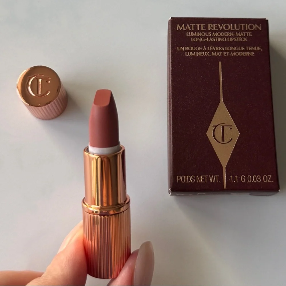 Charlotte Tilbury Matte Revolution Mini Lipstick in Pillow Talk